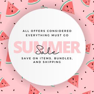 SUMMER SALE!!!